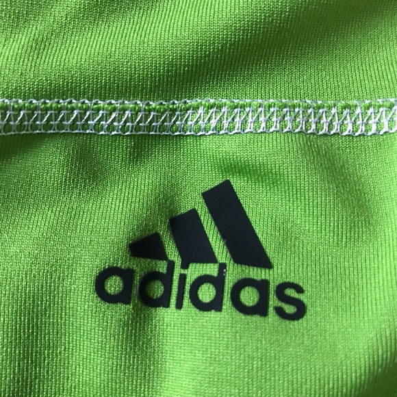 ADIDAS Black and Green Athletic top - Picture 5 of 7
